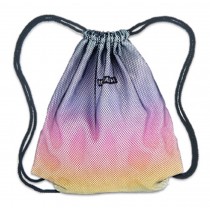 Gradient Mesh Sport Drawstring Backpack Small Travel Storage String Bag Cheap