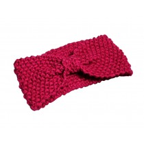 Broadside Bow Rose Knitted Hairband Wool Headbands Cute Sport Headwrap