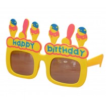 Cute Decorative Creative Birthday Party Glasses 3 Pieces
