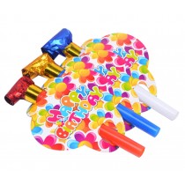 20 Pieces Child Birthday Party Blowers/Noisemakers(Color Random)
