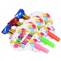 20 Pcs Child Birthday Party Blowers Party Supplies(Color Random)