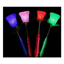 Set of 4 Light Sticks, Light up Toys Glow Stick Party Favors, Rose [Multicolor]