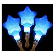 Set of 3 Light Sticks, for Party Supplies, Festivals, Stars [Blue]