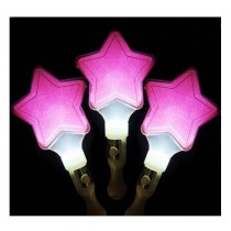 Set of 3 Light Sticks, for Party Supplies, Festivals, Stars [Pink]