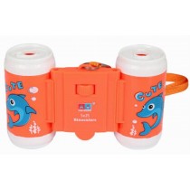 Kids Toy Binocular Cute Telescope Outdoor Science Explore Educational Toy Orange