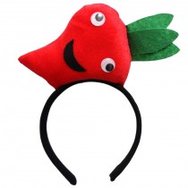 2 Piece Creative Performance Props Lovely Red Radish Headband