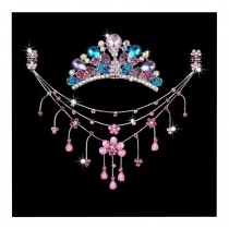 Princess Dress up Accessories Jewelry Set  [Peacock + Colorful]