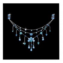 Princess Dress up Accessories Jewelry Headdress [Blue]