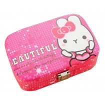 Upscale Jewelry Box Children's Dressing case Lovely Jewely Box E