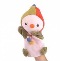 Soft Plush Cute Animal Babies Children Hand Puppet Toys Gift Chick Pink