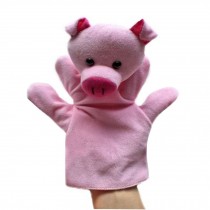Animal Pig Plush Hand Puppets Child Toy