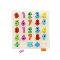 Funny Wooden Digitals Puzzles For Kid Children Educational Toys