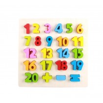 Wooden Digitals Puzzles For Kid Children Funny Educational Toys