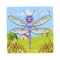 Wooden Puzzle Puzzles Dragonfly Children Puzzles Set Of 2