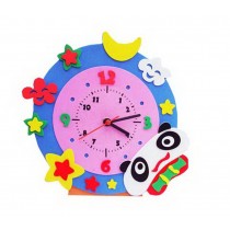 DIY Kids 3D Sticker Simple Handmade Clock Supplier Educational Toy [Panda]