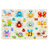 Insect Jigsaw Matching Toy Building Blocks Educational Toys