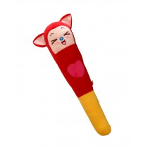 2 Pcs Cartoon Fox Child Massage Stick Plush Toy Stuffed Toy