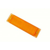 10 Holes Learning Toy Kids Colorful Harmonica Educatial Muscic Toy [Orange]