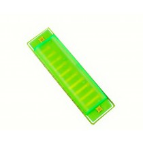 10 Holes Learning Toy Kids Colorful Harmonica Educatial Muscic Toy [Green]