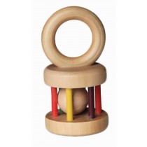 Creative Baby Musical Instruments Lovely Rattles Wooden Hand Bell Baby Toys