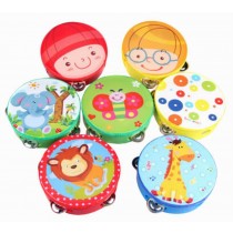 1PCS Creative Baby Musical Instruments Rattles Wooden PiLing Drum Baby Toys