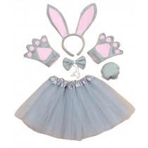 Show Costume Props Animal Performance Costume Party Costume Rabbit Gray