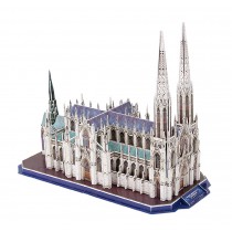 [The cathedral] Paper Architecture Building Model 3D Puzzle Educational Toy