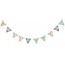 Set of 5 [Text] Halloween Party Supplies Decorations Buntings Banners