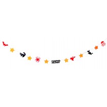 Set of 3 [Style] Halloween Party Supplies Decorations Buntings Banners