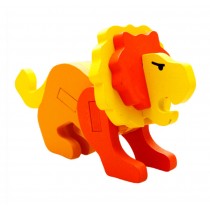 Animal Lion Children's Jigsaw Puzzle 3D Puzzle Set Of 2