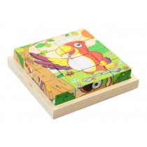 Children 3D Jigsaw Puzzle Wooden Puzzle, Parrot