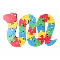 Funny Digital & Letter Wooden Blocks Puzzles Educational Puzzle Snake