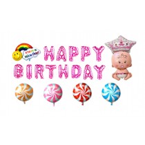 Cute  Aluminum Balloons Baby Birthday Party Balloons Packages