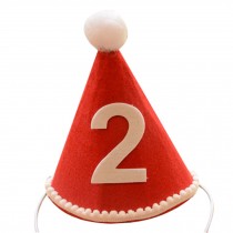 Number 2 Kids Birthday Hat Party Hat Set Of 2