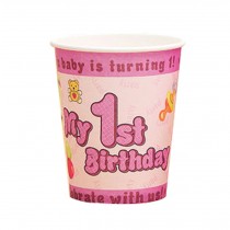 15 Pieces  Kids Birthday Party Paper Cups Party Cups