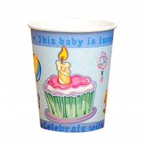 Cartoon Kids Birthday Party Drink Cups Set Of 15