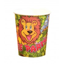 Cute Animal Child Birthday Party Drink Cups Party Cups 15 Pcs