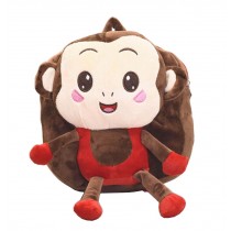 [Monkey] Plush Children Nursery Backpack Kids Cute Animal Backpack