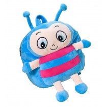 Plush Children Nursery Backpack Kids Lovely Animal Backpack Blue