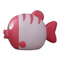 Lovely Animal Piggy Bank Coin Holder Coin Collecting Box Fish Pink
