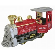 Simulation Locomotive Toy Model Trains Steam Train, RED (15*5*17CM)