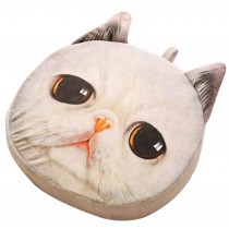 Cat Pillow Washable Cushion Christmas Gift Fashion Pillow White A