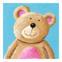Decorative Painting Frameless Painting Wall Decor Kids Creative Picture [Bear]