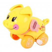 Wind-up Toy Toy Pig Kids Educational Toy Lovely Toy Pig Yellow