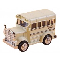 Children's Toys Mini Metal Car Model The Bus Model Car Toy White