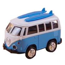 Kid's Toys Mini Metal Car Model The Bus Model Car Toy Blue