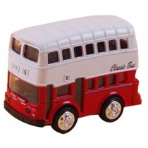 Kid's Toys Mini Metal Car Model The Bus Model Car Toy Red