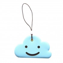 Set of 2 Luggage Tags Bag Tags Silicone Name Tags Travel Tags [Blue Cloud]