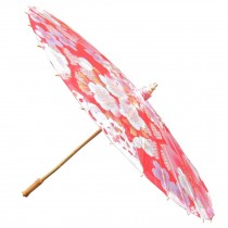 [Blossoming] Rainproof Handmade Chinese Oil Paper Umbrella 33 inches
