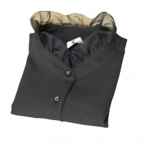 Elegant Fashion Black Chiffon Detachable Shirt False Collar/Organza False Collar